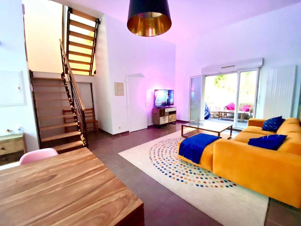 Magnifique Villa Avec Jacuzzi Au Pied Du Stade แซงต์-เดอนี ภายนอก รูปภาพ